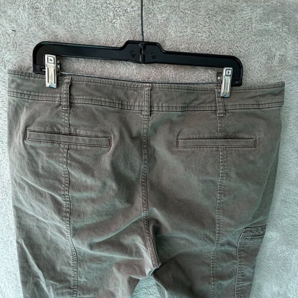 Ralph Lauren Stretch Cotton Capri Pants Zippered Pockets & Legs Womens Size 16 - Picture 8 of 11